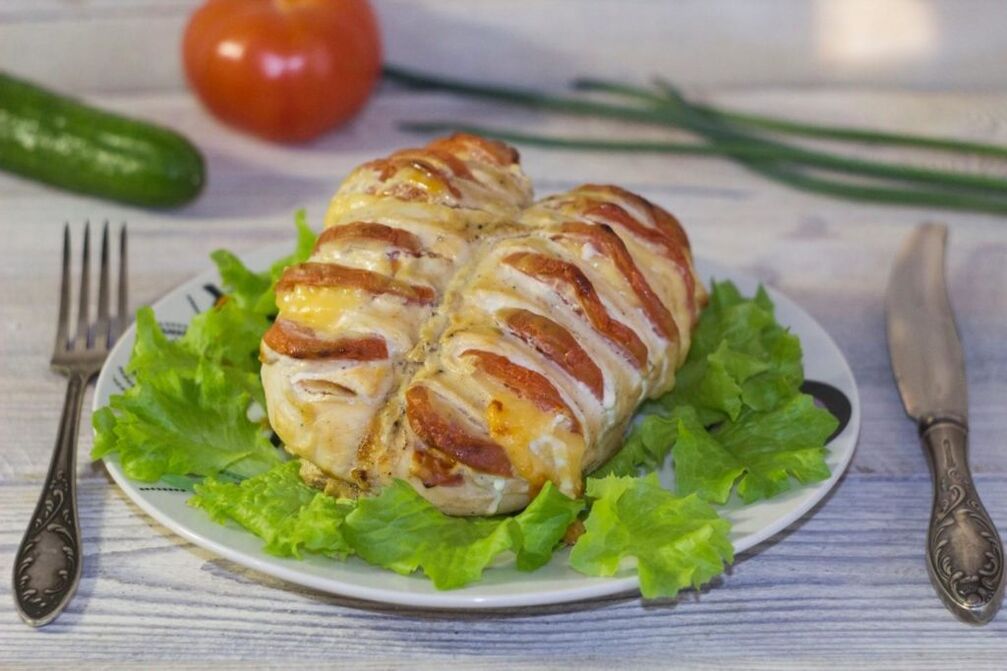 protein pəhrizində toyuq göğsü
